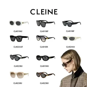 Üst Mens Üçlü Güneş Gözlüğü Adam Oval Çerçeve Gözlükleri 10a Kadın Moda Marka Tasarımcısı Güneş Gözlükleri Siyah Lens Kedi Gözü Plaj Metal Gözlük Plajı