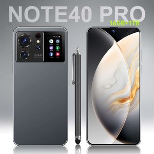 Note40 Pro Telefon 2+16GB Delikli Gerçek Alt Ekran Android Yeni Akıllı Telefon