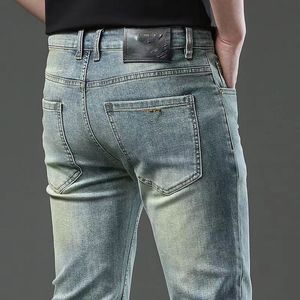 Jeans Brand Men Jeans Jeans Slim Jeans Fashion Casual Street Caist Slim Straight Lege Palnts