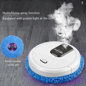 Smart Robot Cleaning Auto Home Checking Mopping Machine Lazy Robotic USB Vacuum Cleaner Portable Electric Sweeper 240408