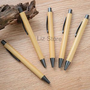 Ahşap Kalem Çevre Dostu Bambu Beyaz Toptan Yazma Reklam Şirketi Özel İmza Top Pens Th0700 S