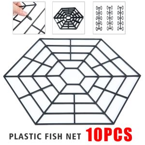 Аксессуары 10/20 шт. Установите пластиковый плавучий пруд защитный пруд сетка рыбной защиты.