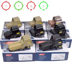 Scopes 551 552 553 558 kırmızı yeşil nokta holografik görüş kapsamı avcılık refleks görüşü 20mm montaj airsoft tabancası