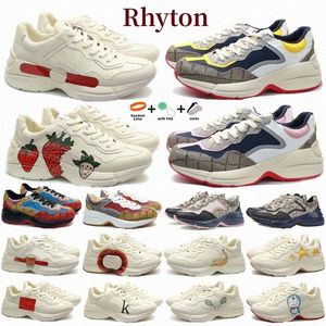 Tasarımcı Ayakkabı Rython Spor Sakinleri Bej Ebony 100 G Baskı Web Vintage Logo Tiger 25 Gri Donanma Yıldızları Dalga Sporları Kalın Tumlu Karikatür Mektupları Kadınlar Wen Günlük Ayakkabı Sneaker