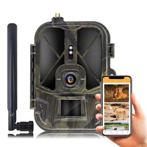 Камеры 4K 30FPS 36MP CONTROL IP65 с облачной службой ИК -сотовой камеры 4G Hunting Camera Sensor 4G HC940PRO