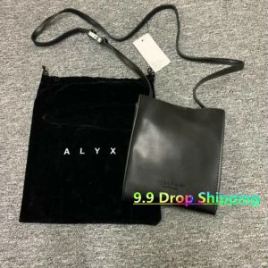 Рюкзаки Alyx рюкзак Мужчины женщины 1017 Alyx 9SM Black Passport Beadman Bags Сумки передний тиснений