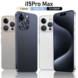 Yeni en çok satan I15 Promax Büyük Ekran 3+64G Android Düşük Fiyatlı Akıllı 4G Telefon