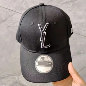 Роскошные письма YL Baseball Caps Дизайнерский высококачественный высококачественный официальный веб-сайт 1: 1 Шляпа мужская черная вышитая трехмерная логотип