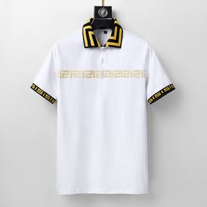 2024 Tasarımcılar Erkek Polos Tees Göğüs Mektubu Gömlek Geometri Görüntü Baskı Gündelik Kısa Kollu Giyim Joker T-Shirt İş Gömlek Bluz Mahsul Top Sokaklar Elbise 3xl