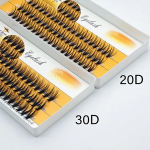 20D30D Индивидуальный кластер для ресниц 60 Bundlesbox Extensions Extensions Natural Mink ресницы для макияжа инструменты