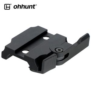 Прицелы Ohhunt QD AutoLock Quick Release Adapter Metal Compact Mount Mount Fit Hunting Red Dot Scope 21 мм пикатинни основания