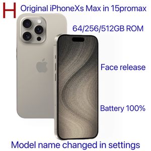 Apple Аутентичный оригинальный iPhone XS Max в 15promax 14 Promax Style Phone разблокирован, коробка 15PROMAX и камера.