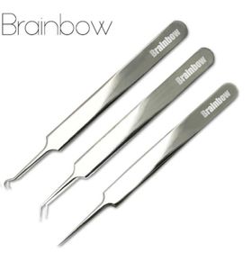 Brainbow 3pcpack Blackhead Cweezers Blackheadblemish Removers Point Bend Gib Head Comedone Akne Extractor Makyaj Araçları8510112