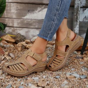 Scarpe casual Fashion Wearge Women Sandals Summer for Platform Walking Plus Size Woman Designer di lusso