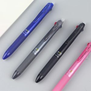 Ручки 1pc Пилотный стиральный гель -ручка Frixion Ball 2 в 1 многоцветная ручка 0,5/0,38 мм LKFB40EF Выдвижной гель -ручка канцелярские товары.