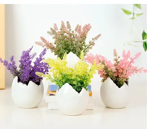 Вазы 1pc Diy Creative Egg Plant Plant Dest Home Decor для детской подарочной симуляции Shell Pot Vase JL 258