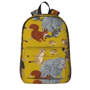 Sırt çantası kobaylar sırt çantaları kızlar kız hayvan kitap çantası öğrencileri okul çantaları karikatür çocukları çocuklar sırt çantası seyahat