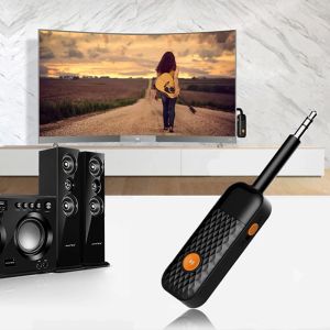 Adaptör Bluetooth Ses Alıcı Verici Taşınabilir 3,5mm Kayıpsız Stereo Willess Adaptor Dongle Mikro Mikrot TV Araba Ses Ses