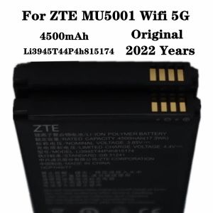 Маршрутизаторы Новая оригинальная батарея LI3945T44P4H815174 для ZTE MU5002 MU5001 5G Wi -Fi Портативный беспроводной маршрутизатор Батарея батарея Батерья