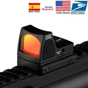 ABD Stok Mini RMR Kırmızı Dot Sightator Glock Tüfek Refleks Görüş Kapsamı Voor Airsoft Av Tabancası