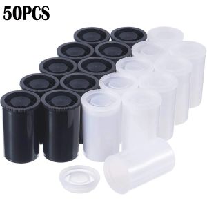 Aksesuarlar 50pcs 33mm Plastik Boş Film Tanister Kamera Makarası Konteyner Depolama Kılıfı Aksesuarlar için Sanat Boncuklar Madeni Para Hap Balıkçılık Yem