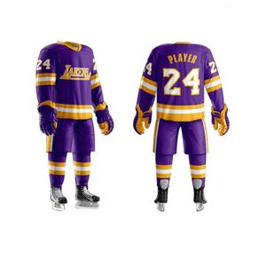 Хоккейные майки с хоккейной униформой регби для взрослого и детского хоккейного хоккейной формы для хоккея