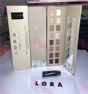 Real S Lora Pro 3 Палитра 16 Цветные мерцающие матовые палитры для век Mini за кулисами глазной праймер DHL 1919285