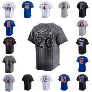 Francisco Alvarez Beyzbol Forması Pete Alonso Brandon Nimmo Edwin Diaz Francisco Lindor Jeff McNeil Kodai Senga Brett Baty Harrison Bader City Connect Jersey