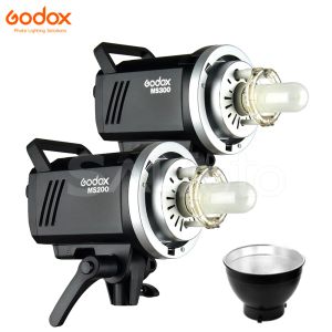 Аксессуары Godox MS300 300WS / MS200 200WS Studio Flash Light MS Compact 2.4G встроенный беспроводной фотобели