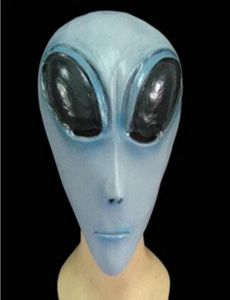 Забавный взрослый унисекс жуткий UFO Big Eye Alien Latex Mask Mask Halloween Party Cosplay Carnival Theatre Costume Ball Mask3881963