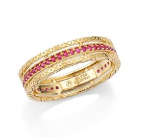 Yan taşlarla lüks barok ruby ​​safir elmas 18k katı gerçek orijinal altın au750 kadınlar için lüks vintage taş j2494548