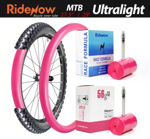 Işıklar RIDENOW Ultralight MTB Bisiklet İç Tüp26 27.5 29 İnç Çakıl Yol Bisiklet