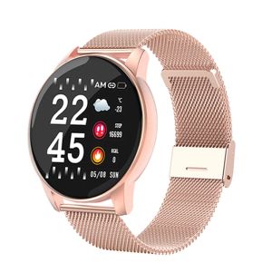 Watches Smart Watch 2022 Kadın Erkekler Kan Basıncı Kalp Hızı Fitness Tracker Watch Sport Round Smartwatch Akıllı Saat Android IOS