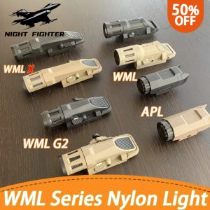 SCOPES WML Gen 2 Apl Flashlight Naylon Taktik Scout Işık Işık Inforce Silah Silah Işık Airsoft Av Tabanca Tüfek Flaşı Işık