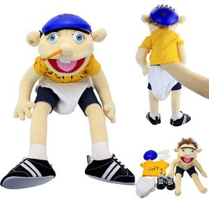 Jeffy Hand Puppet Puppet Cartoon Plushie Toy Fuched Doll Soft Pigtturin