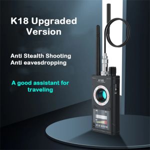 Dedektör K18s Çok Fonksiyonlu Ters Kamera Dedektörü GSM Ses Hatası Bulucu GPS Sinyali RF İzleyici Detector Scanner yükseltmesi