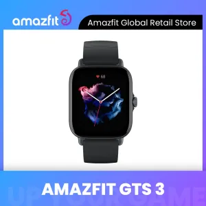 Смотреть New Amaster Gts 3 GTS3 GTS3 Smart Wwatch Alexa встроенный в 1,75 -дюймовый дисплей AMOLED 12 -й день автономной работы Smart Watch for Andriod