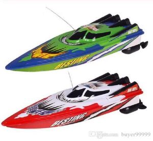 RC Racing Boat Radio Remote Demote Dual Motor Speed Boat Highspeed Sonts System System Design Design Kids Outdoor Toy2460106