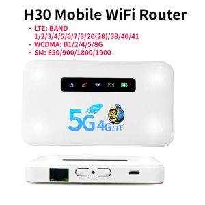 Маршрутизаторы 5G/4G Pocket Wireless Wi -Fi Router CAT4 150 Мбит/с Wi -Fi Мобильный маршрутизатор Unlimited Internet для Cottage Mobile Wifi горячих точек Wi -Fi