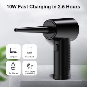 Gadgets 15000mAh Kablosuz Hava Sezdiri Sıkıştırılmış Hava Üfleyici Tabancası 51000rpm Bilgisayar Klavye Kamera Temizliği için Elektrik Hava Duster