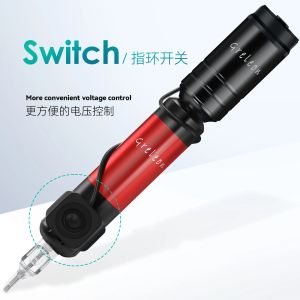 Machine Greleon Professional Tattoo Motor Motor Pen с беспроводной татуировкой аккумулятор 1600 мАч. Удобное управление напряжением