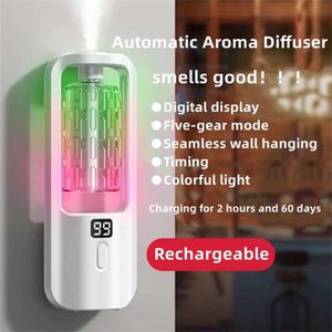 Luftbefeuchter 5-Gang aromatischer Diffusor Aromatische ätherische Öl Aromatherapie Maschine zeitgesteuertes Lufterfrischer Farbleben Schlafzimmer Toilette Y240422