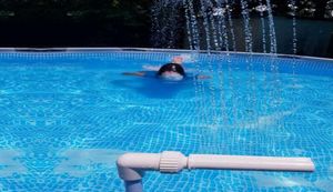 Yüzme Havuzu Şelale Çeşmesi Kiti PVC Özellik Su Spay Havuzları Spa Dekorasyonları Yüzme Havuzu Aksesuarları3672545