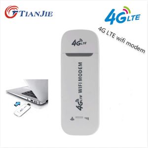 Yönlendiriciler Tianjie 4G LTE USB Modem WiFi Yönlendirici Kilidini Açma Kablosuz Araç Ağı Sticker 3G SIM KART YÜKSEK MOBİL WIFI Dongle Hotspot