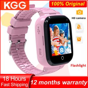 Камера New Kids Smart Watch Phone GPS SOS Tracker Flashlight Camera Удаленный монитор будильник детские умные часы для детей подарки