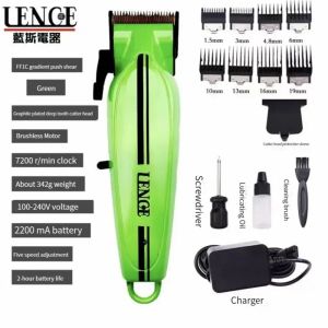 Blades Lence Lence New 3.0 Limited Edition Green Barber Oil Head Постепенный гравировка типа Tush Razor Razor Низкий шум электрические ножницы