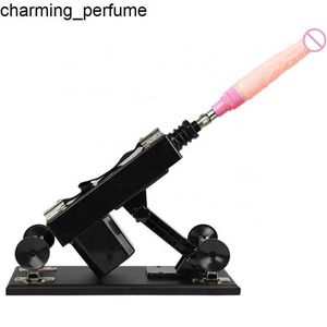 Çok açılı değişen otomatik elektrik teleskopik tabancası/top dildo yetişkin seks oyuncak ile kadın mastürbasyon makinesi