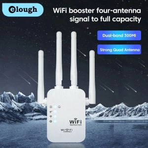 Yönlendiriciler 300m Kablosuz Wi Fi Yönlendirici WiFi Tekrarlayıcı WiFi Sinyal Booster Dualband 2.4G 5G WiFi Extender Eu Fişleri WiFi Amplifikatör Genişletme