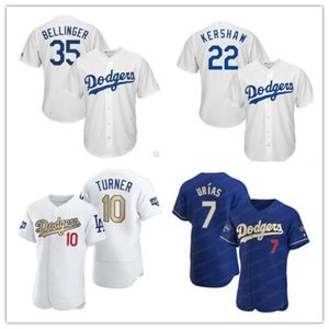 Futbol Formaları Dodgers Fan Elite 10#7#22#35#Gömlek