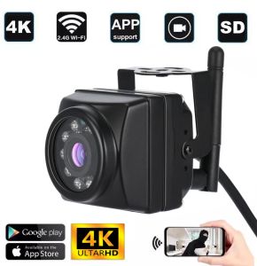 Kameralar mini wifi 8mp 4k ip kamera IMX415 IMX335 IMX307 IR Cut 940NM LED Güvenlik Ses Gözetim Uyumlu RSTP Kuş Kafesi Pet Cam